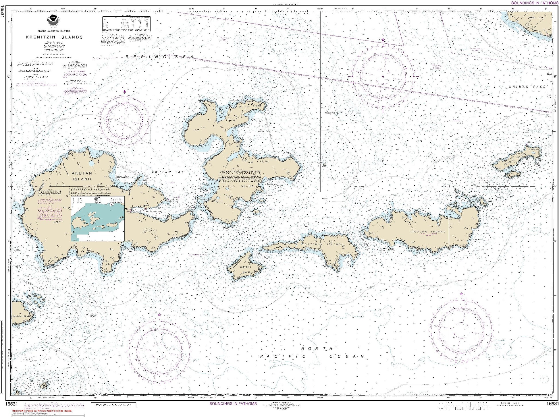 Krenitzin Islands (16531) by NOAA