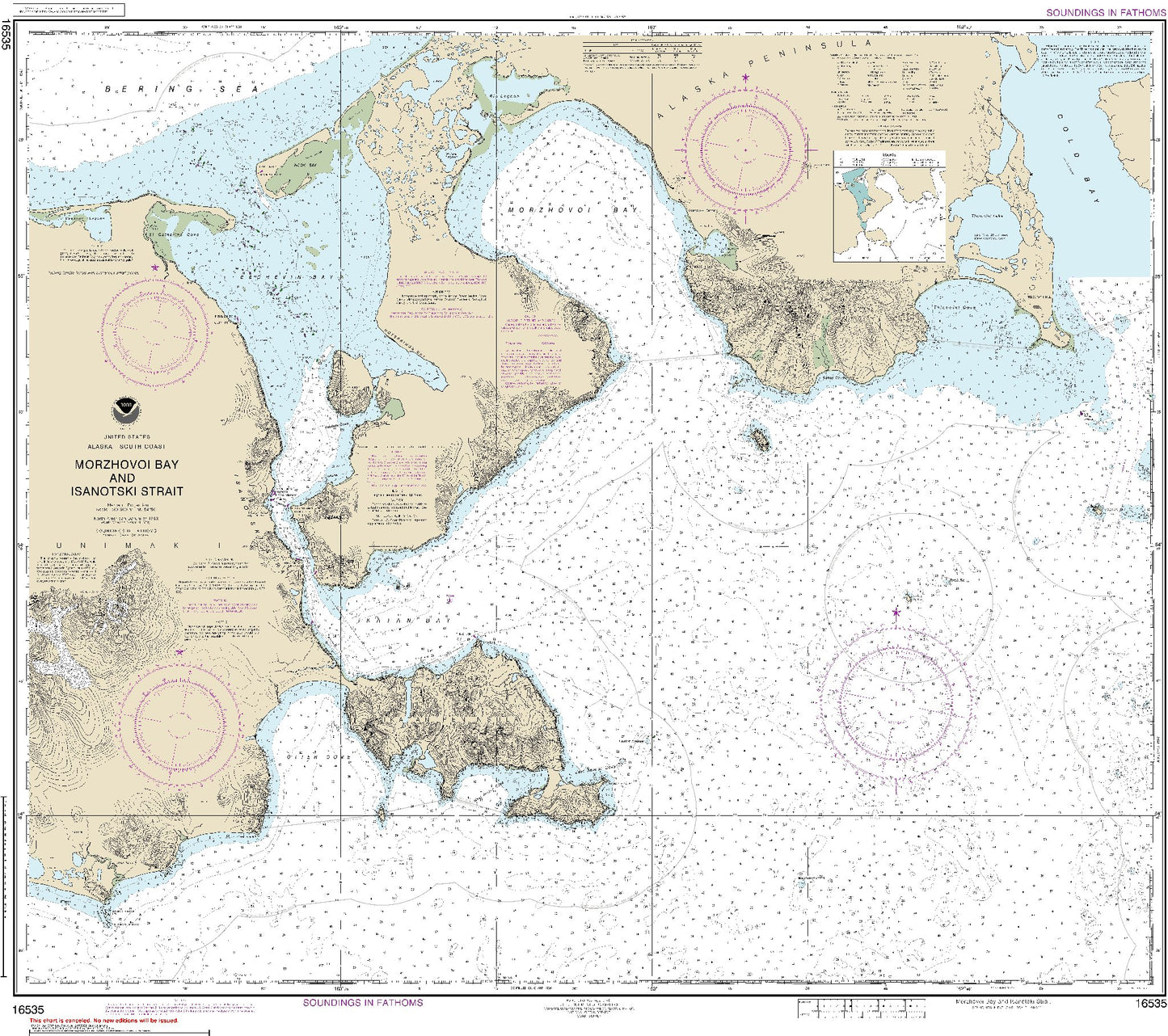 Morzhovoi Bay and Isanotski Strait (16535) by NOAA