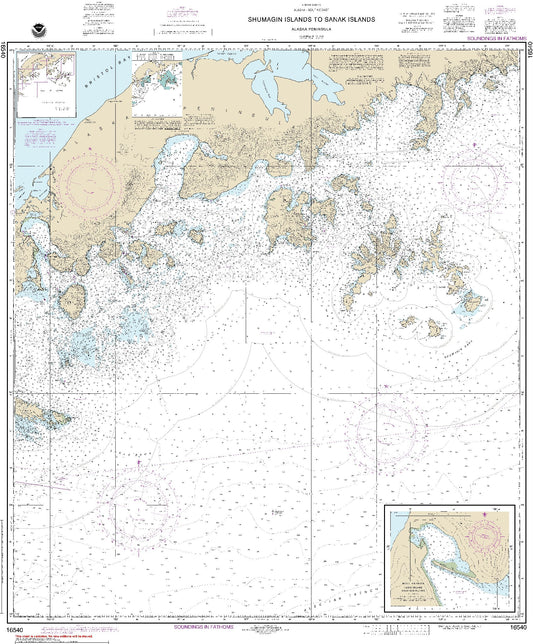 Shumagin Islands to Sanak Islands (16540) by NOAA