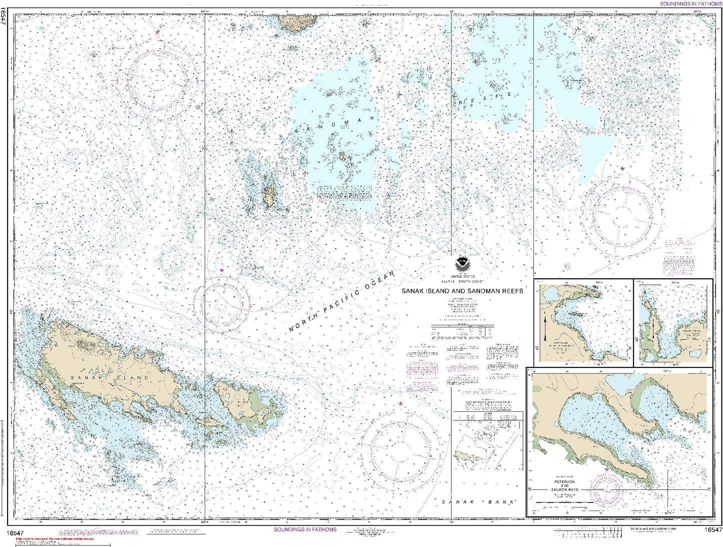 Sanak Island and Sandman Reefs (16547) by NOAA