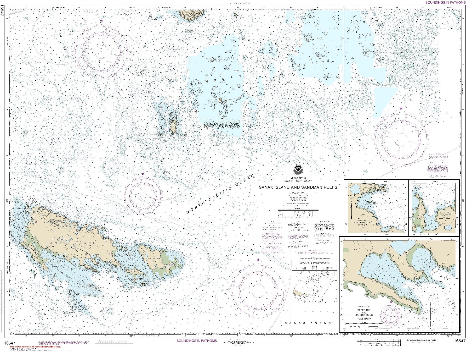 Sanak Island and Sandman Reefs (16547) by NOAA