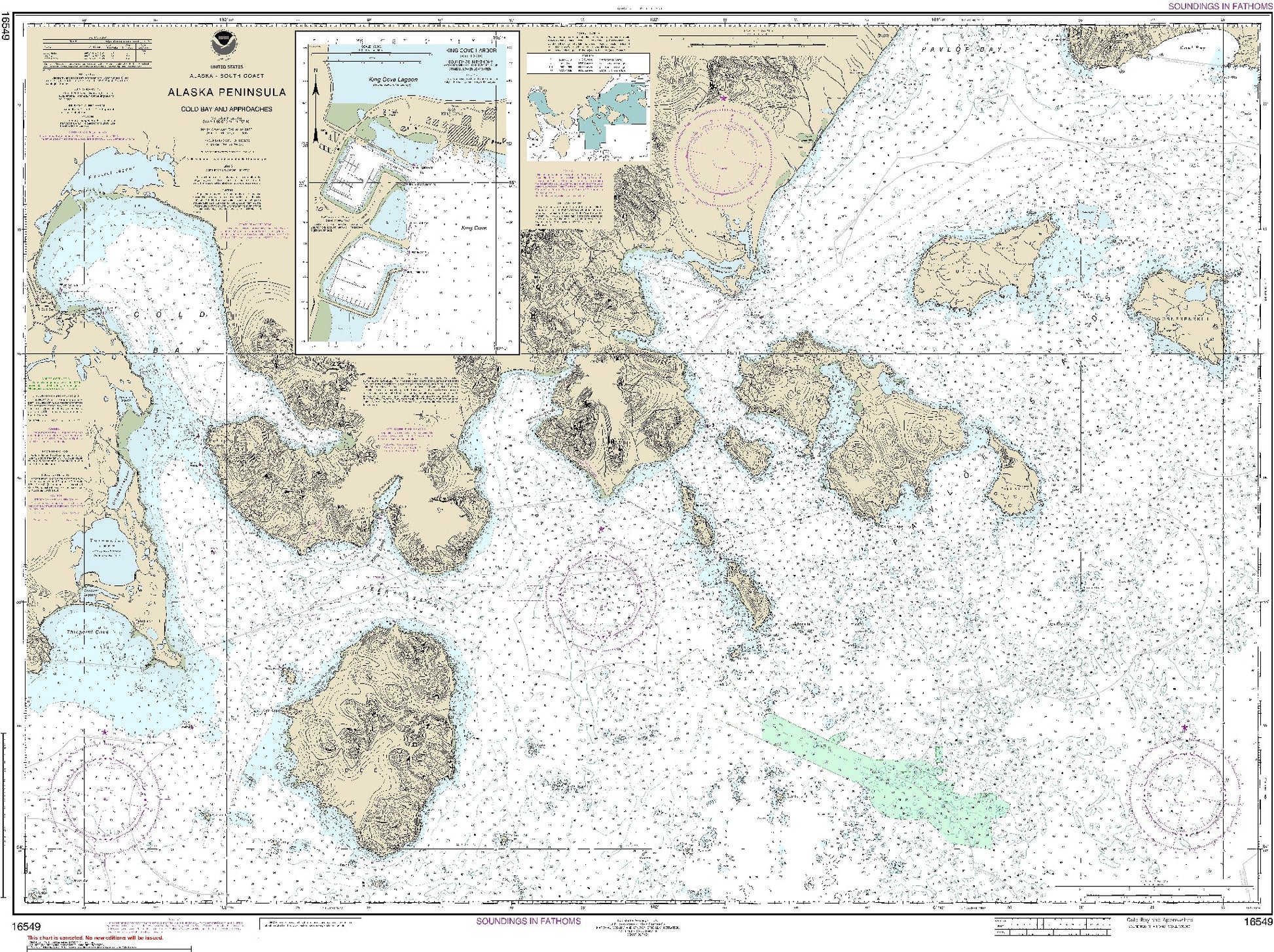 Cold Bay and Approaches (16549) by NOAA