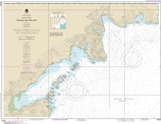 Portage and Wide Bays (16570) by NOAA