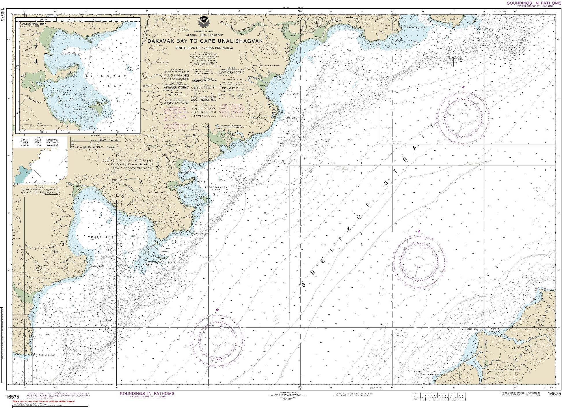 Dakavak Bay to Cape Unalishagvak (16575) by NOAA