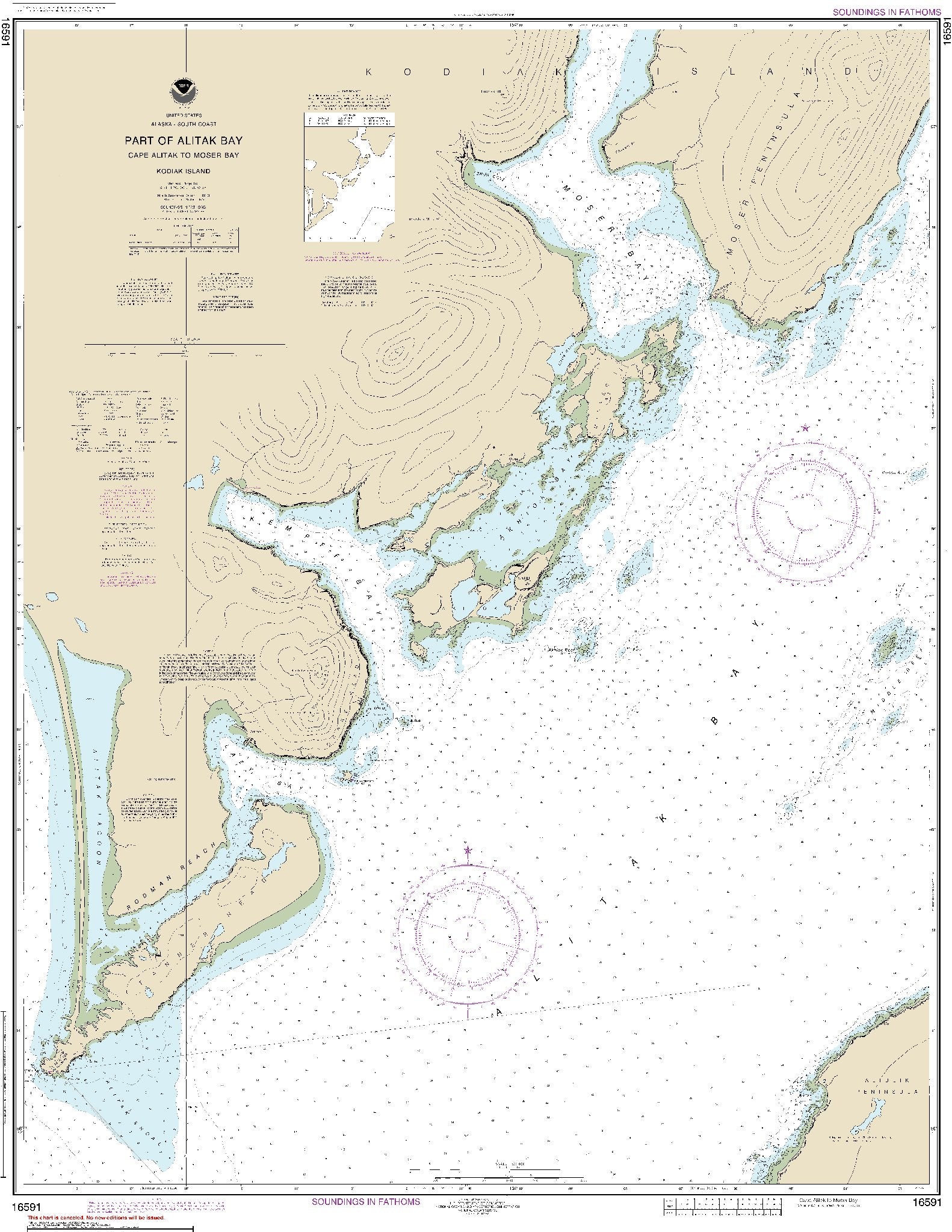 Cape Alitak to Moser Bay (16591) by NOAA