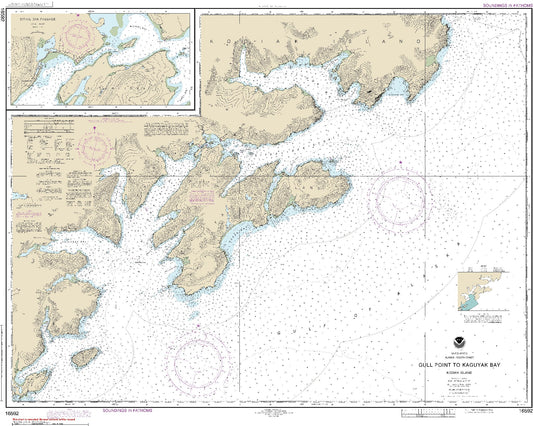 Gull Point to Kaguyak Bay - Kodiak Island (16592) by NOAA