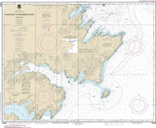 Chiniak Bay to Dangerous Cape (16593) by NOAA