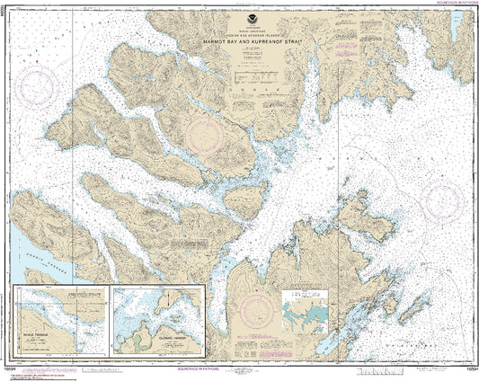 Marmot Bay and Kupreanof Strait (16594) by NOAA