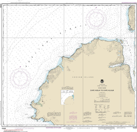Cape Ikolik to Cape Kuliuk (16598) by NOAA