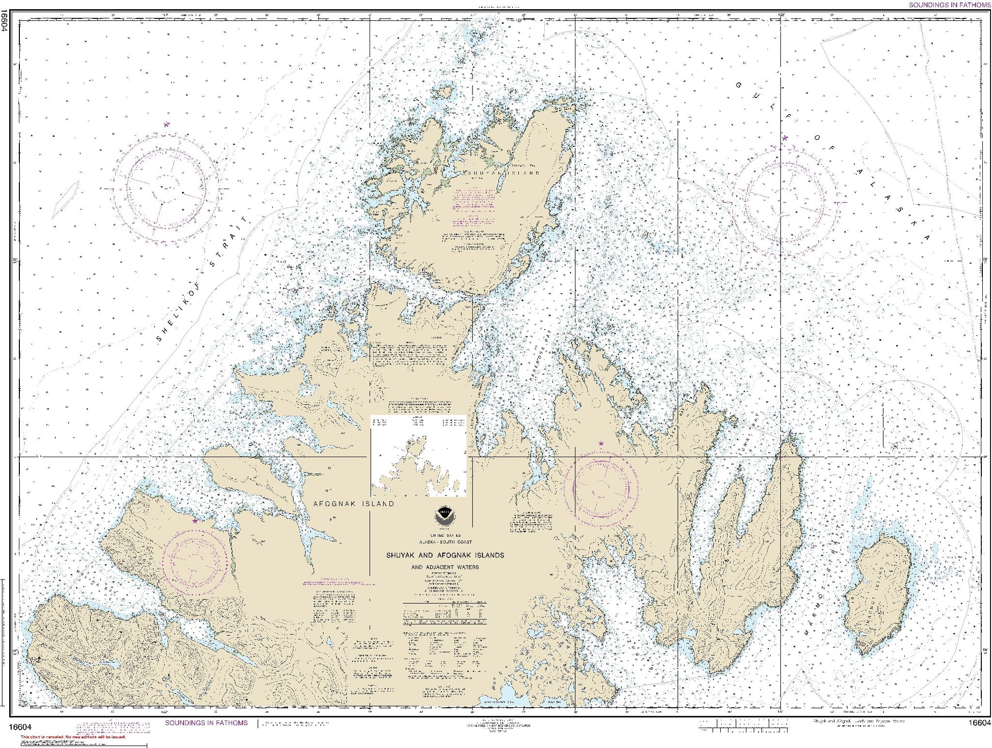 Shuyak and Afognak Islands and Adjacent Waters (16604) by NOAA