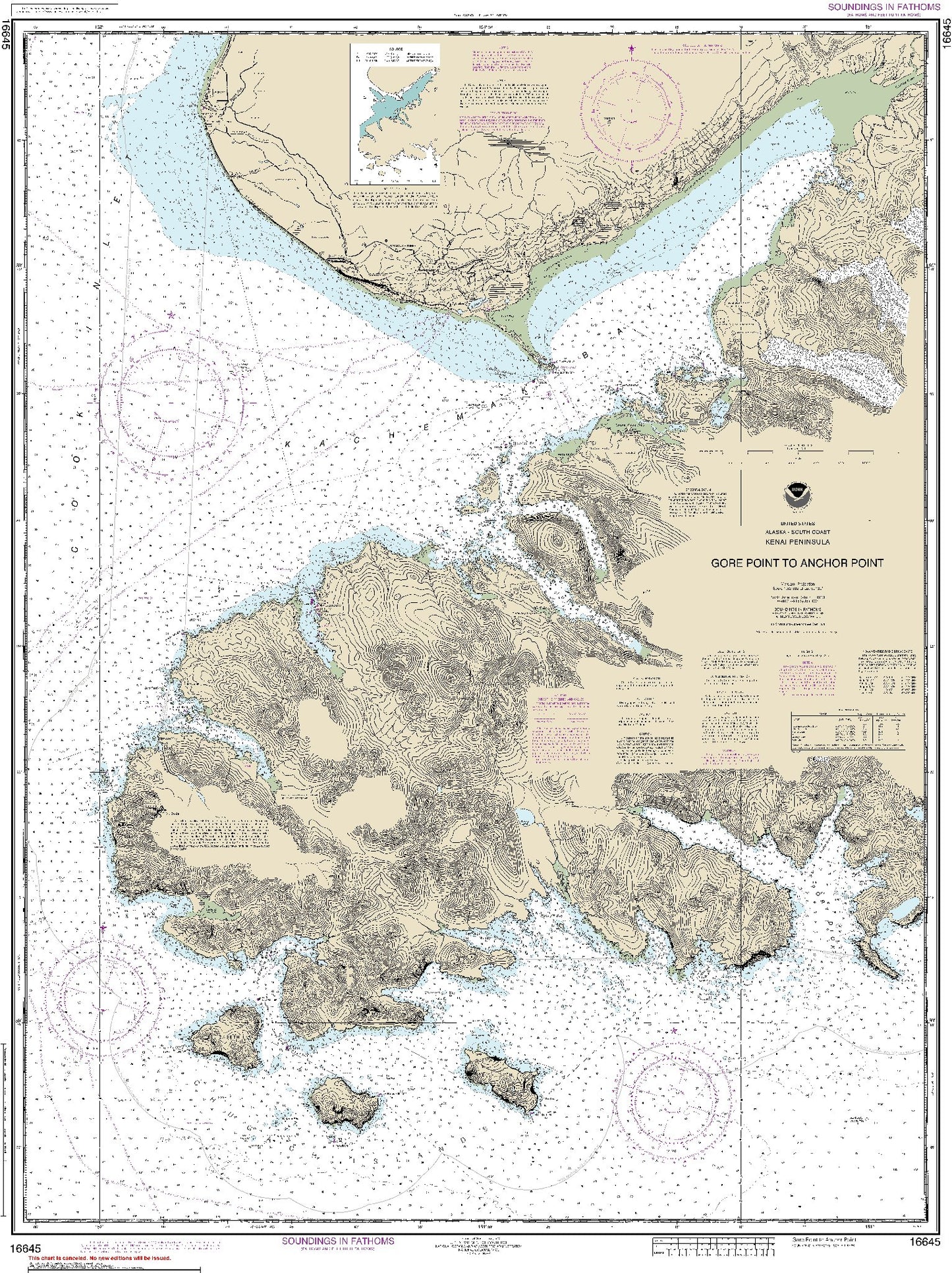 Gore Point to Anchor Point (16645) by NOAA