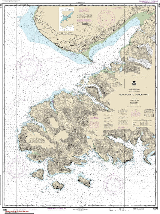 Gore Point to Anchor Point (16645) by NOAA