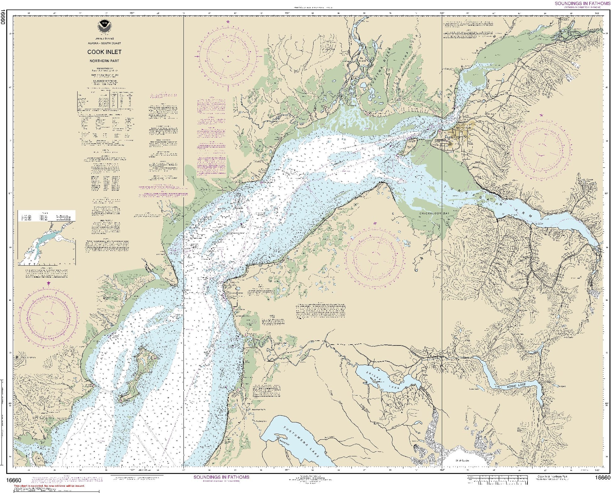 Cook Inlet, Northern Part (16660) by NOAA
