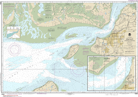 Cook Inlet - Approaches to Anchorage (16665) by NOAA