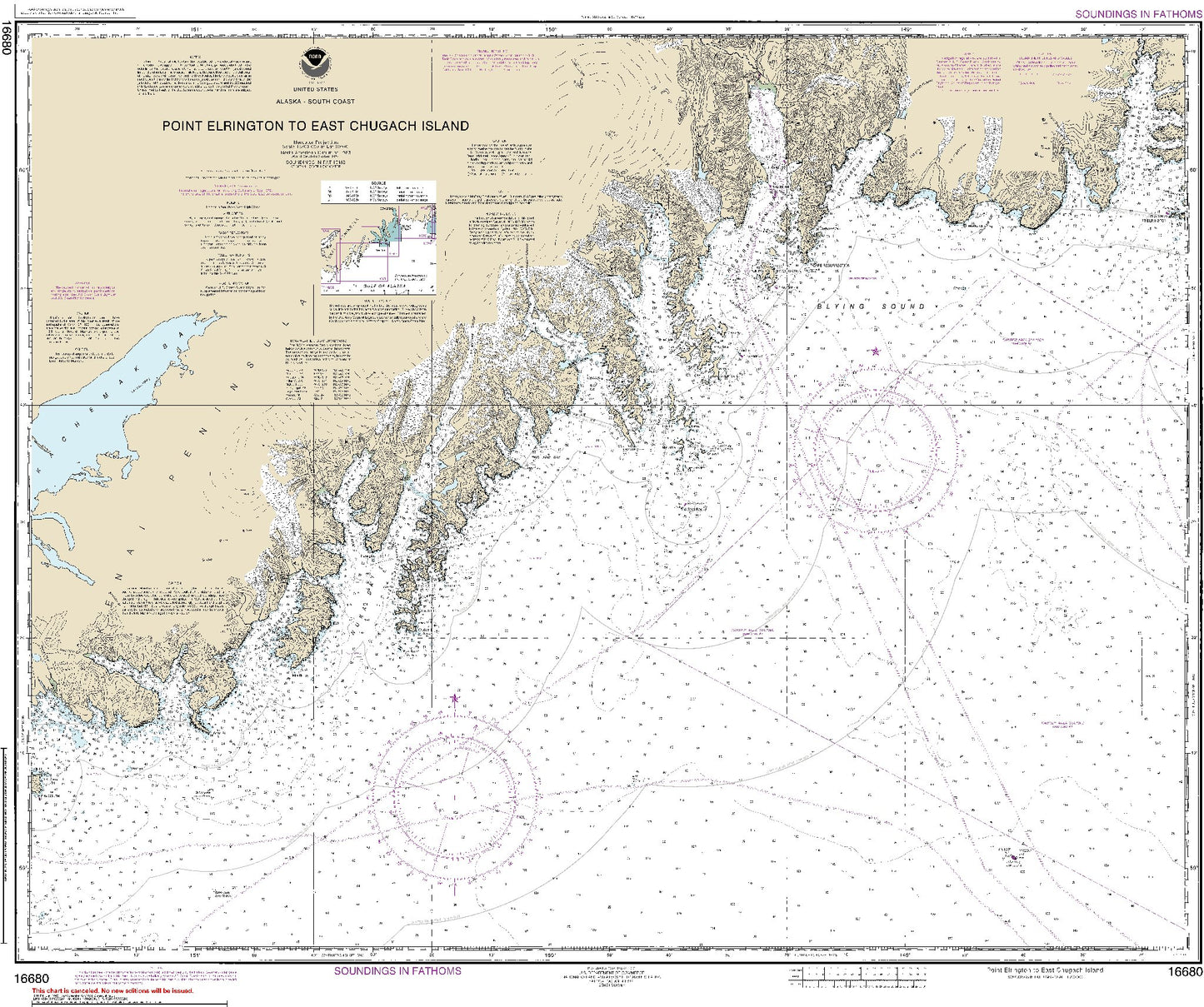 Point Elrington to East Chugach Island (16680) by NOAA