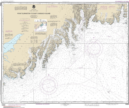 Point Elrington to East Chugach Island (16680) by NOAA