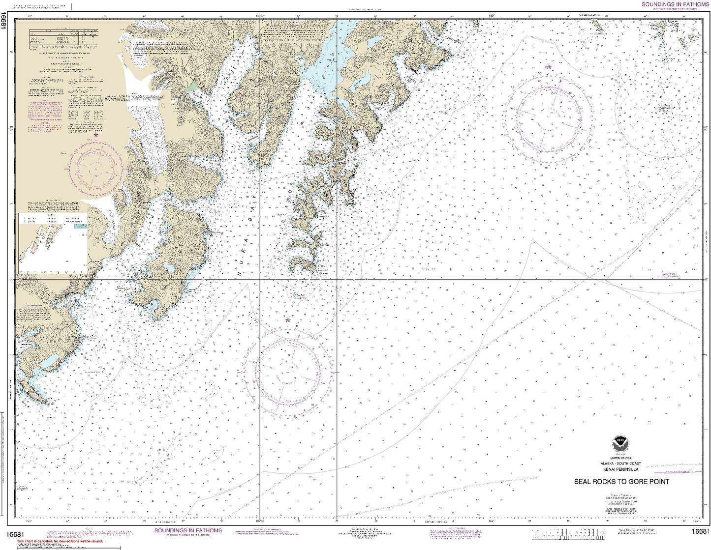 Seal Rocks to Gore Point (16681) by NOAA