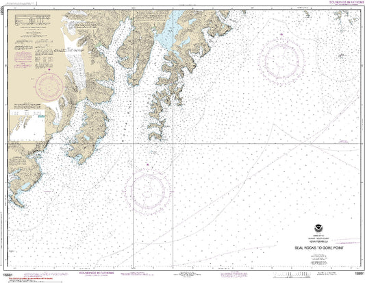 Seal Rocks to Gore Point (16681) by NOAA