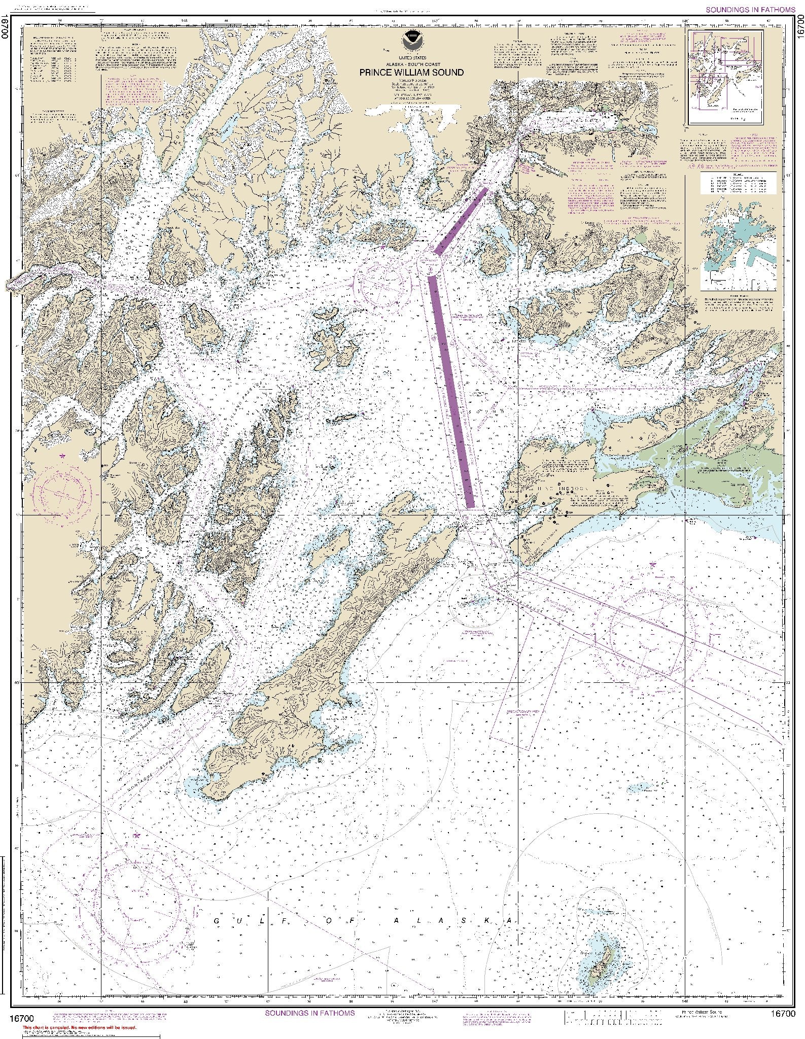 Prince William Sound (16700) by NOAA