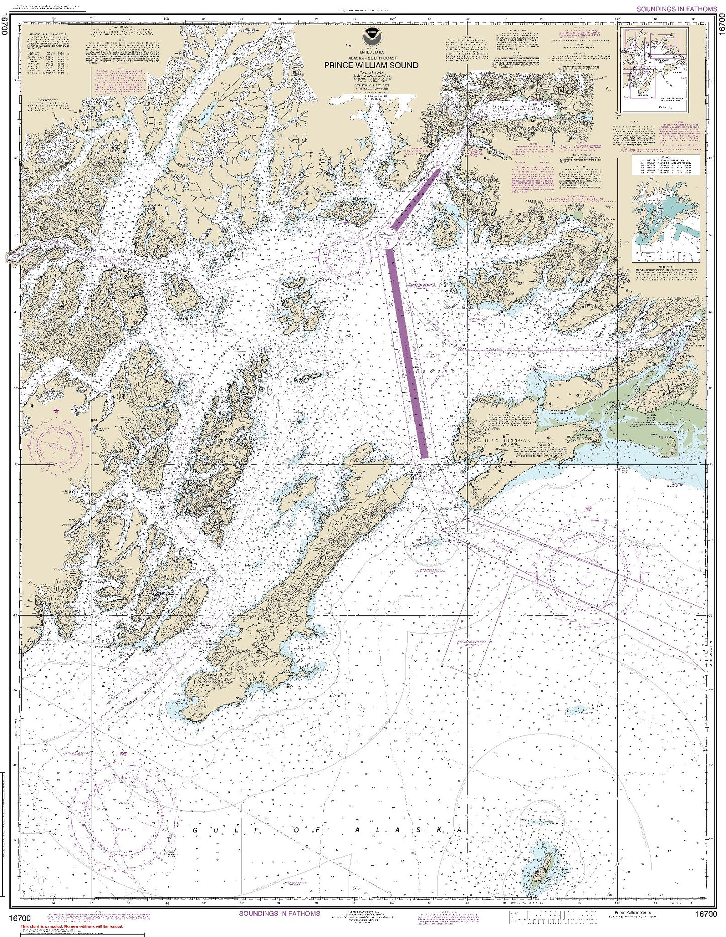 Prince William Sound (16700) by NOAA