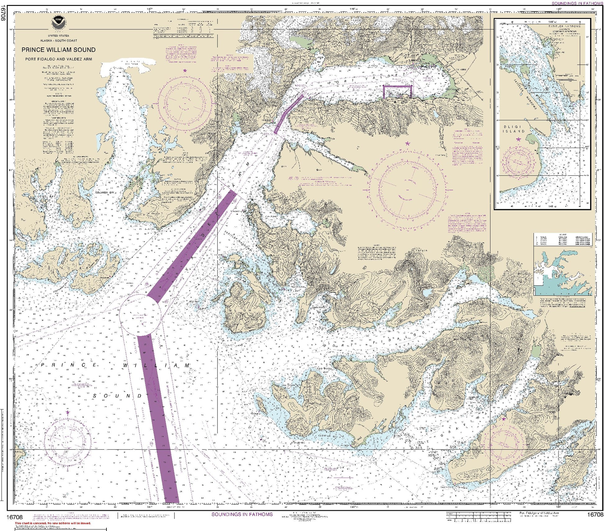 Port Fidalgo and Valdez Arm (16708) by NOAA