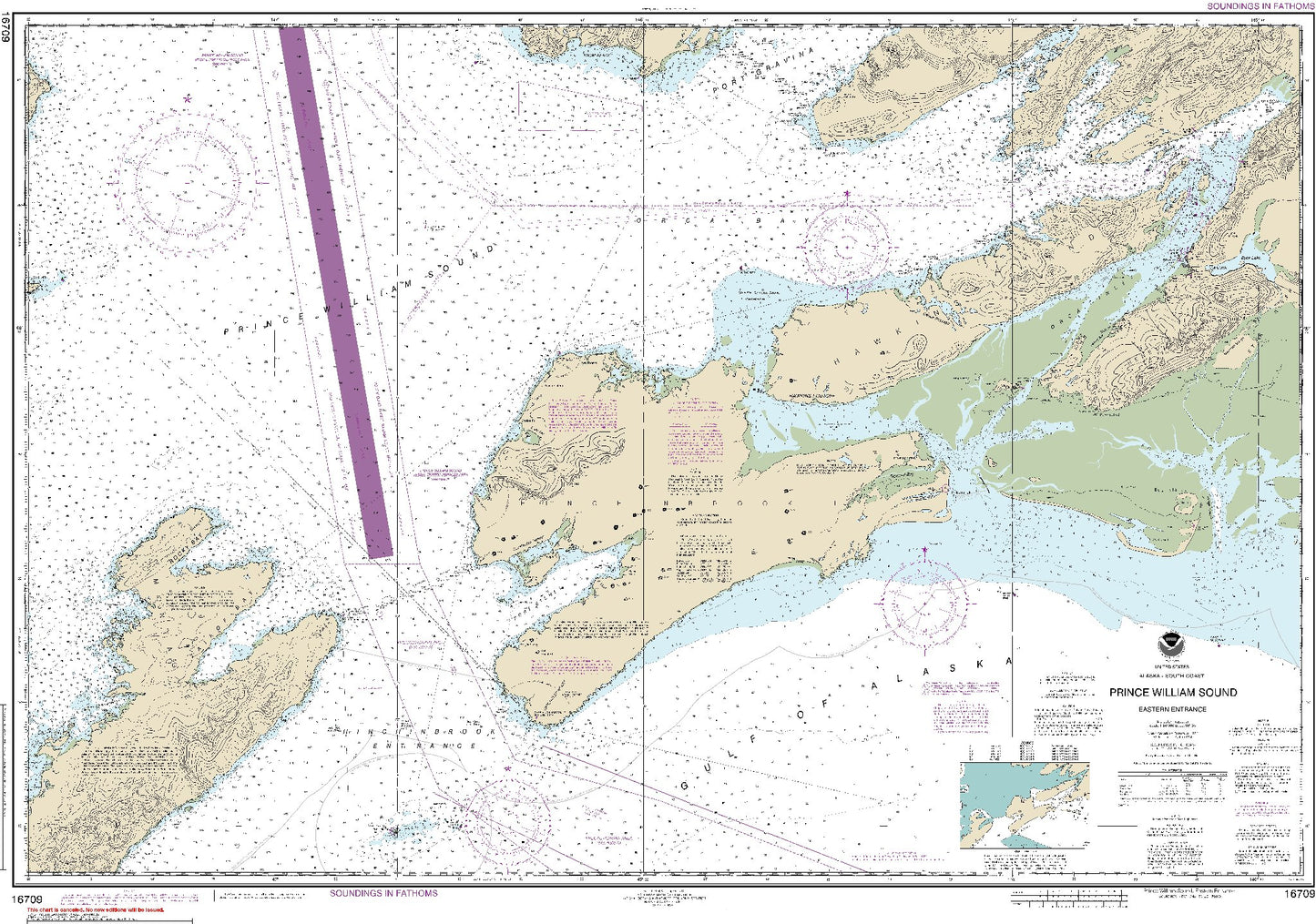 Prince William Sound - Eastern Entrance (16709) by NOAA