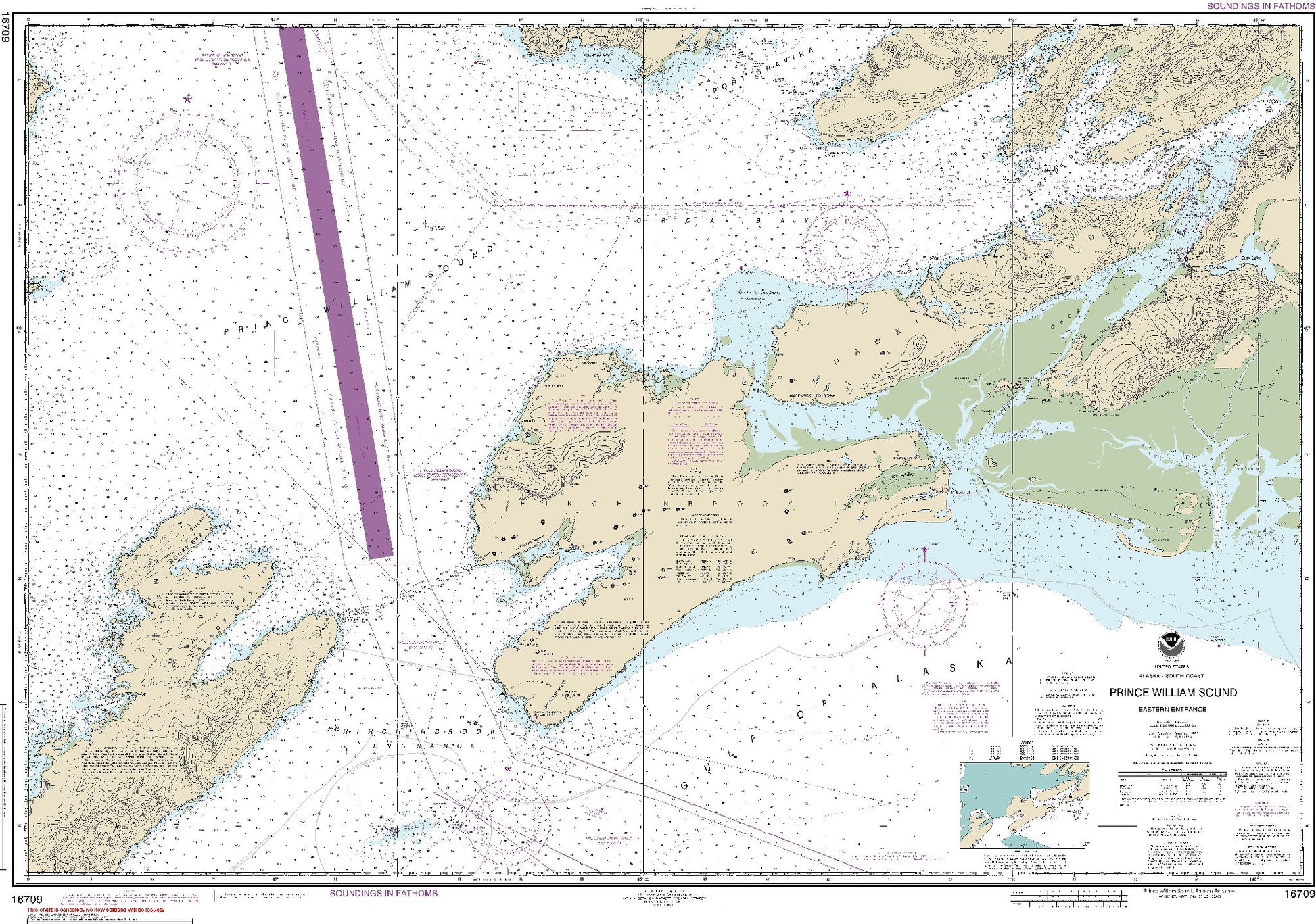 Prince William Sound - Eastern Entrance (16709) by NOAA