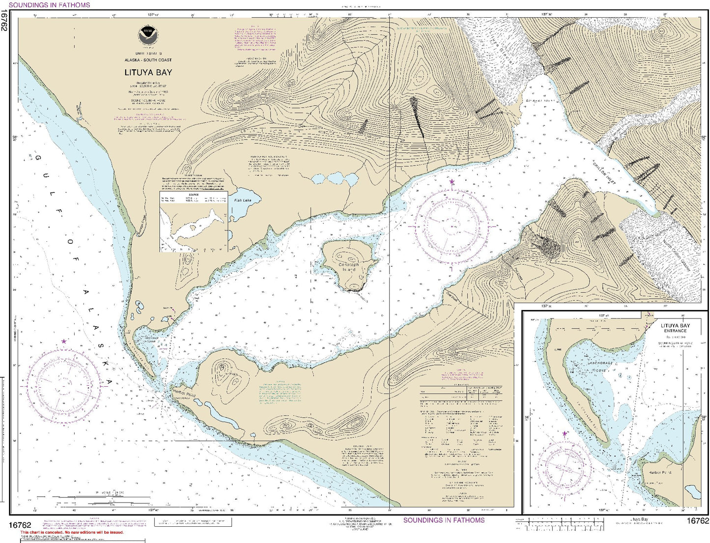 Lituya Bay (16762) by NOAA