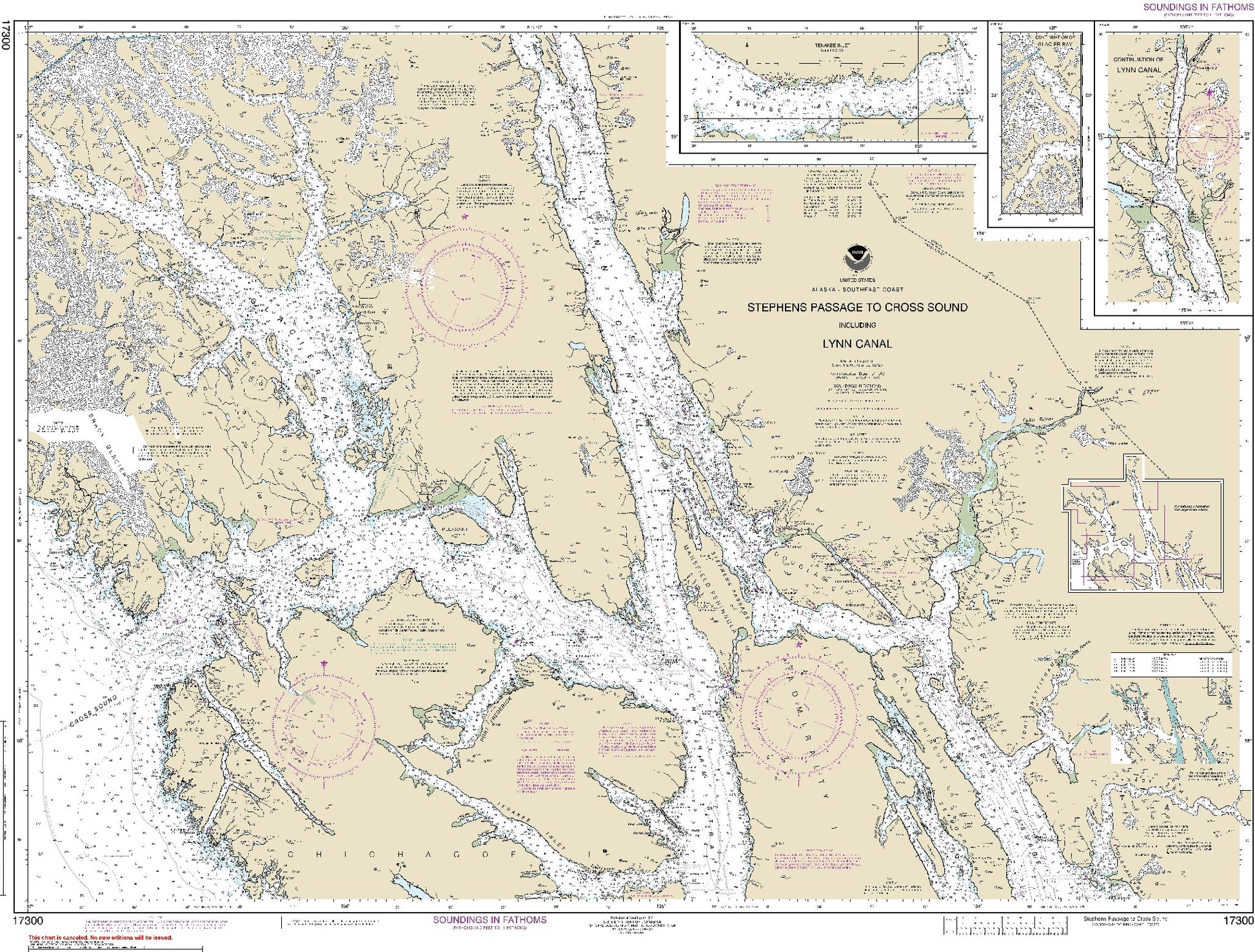 Stephens Passage to Cross Sound (17300) by NOAA