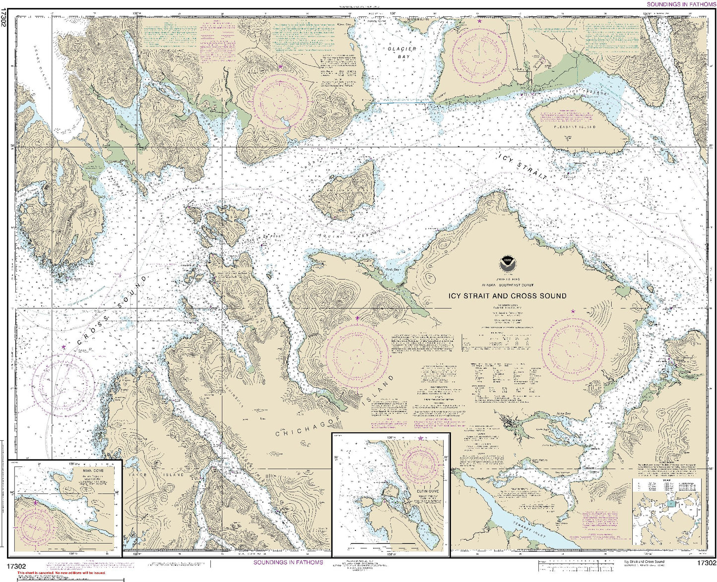 Icy Strait and Cross Sound (17302) by NOAA