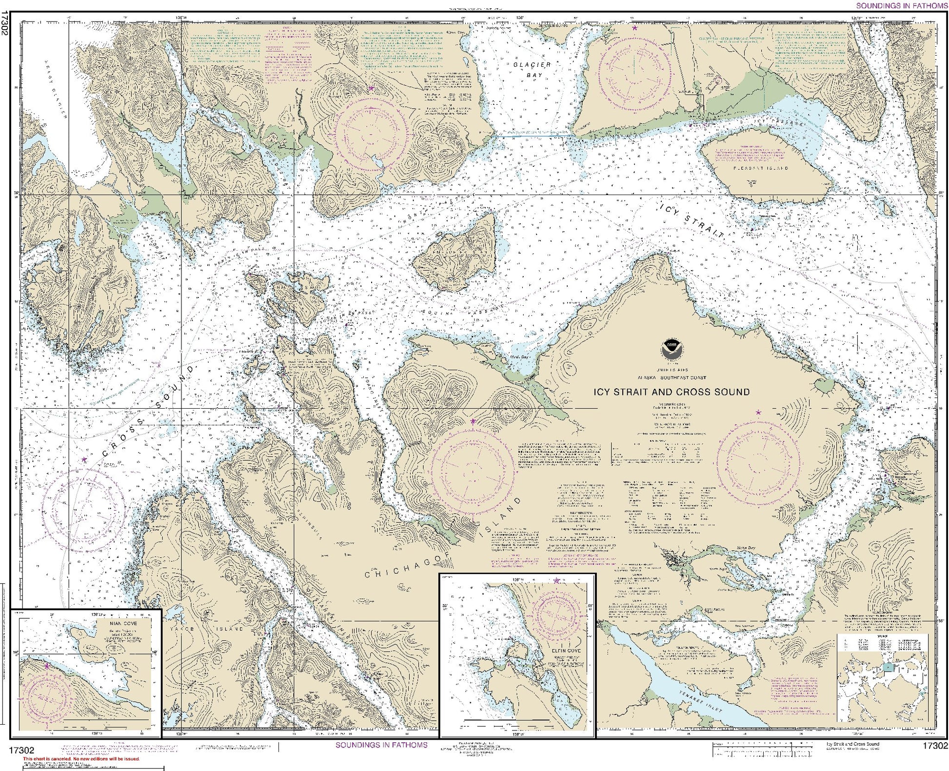 Icy Strait and Cross Sound (17302) by NOAA