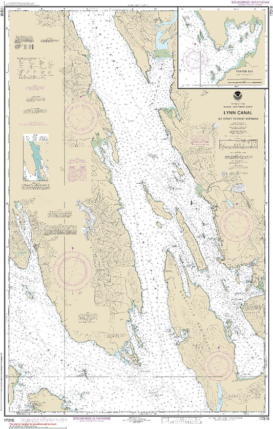 Lynn Canal - Icy Strait to Point Sherman (17316) by NOAA