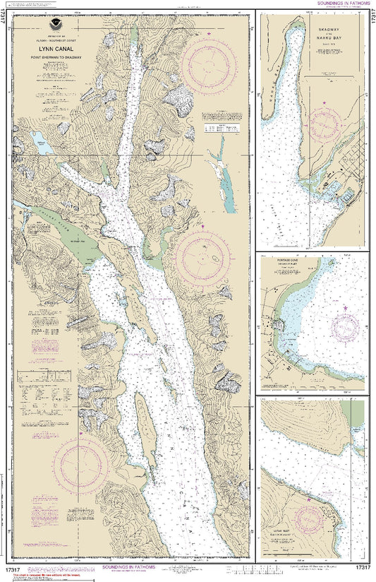 Lynn Canal From Point Sherman to Skagway (17317) by NOAA