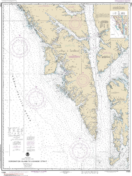 Coronation Island to Lisianski Strait (17320) by NOAA