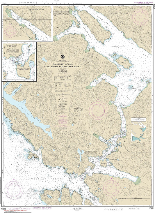 Salisbury Sound, Peril Strait and Hoonah Sound with Extension (17323) by NOAA