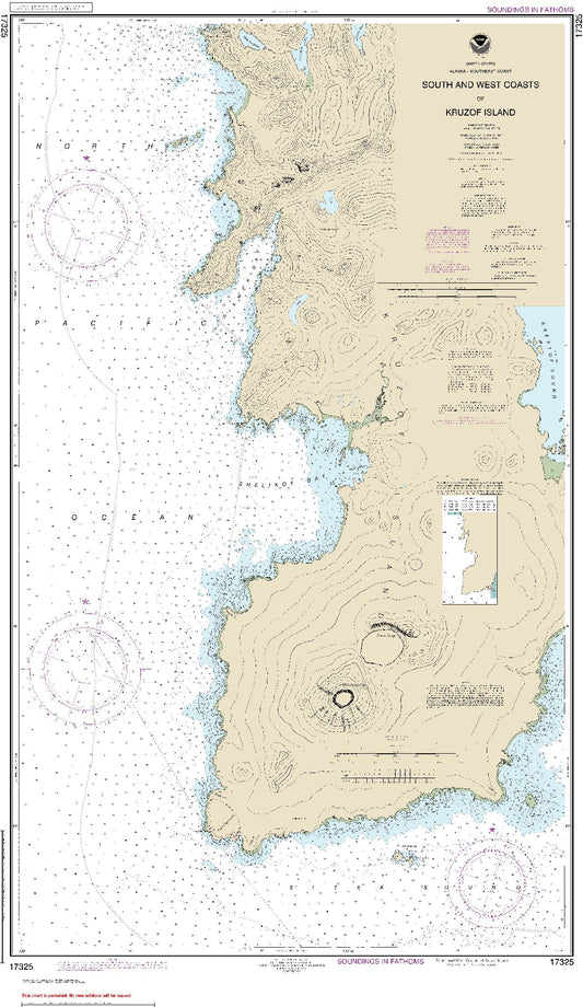 South and West Coasts of Kruzof Island (17325) by NOAA