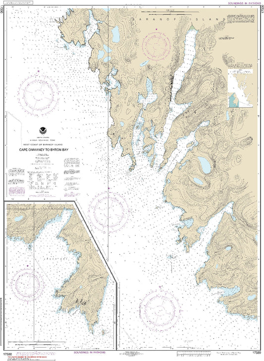 Cape Ommaney to Byron Bay with Continuation (17330) by NOAA