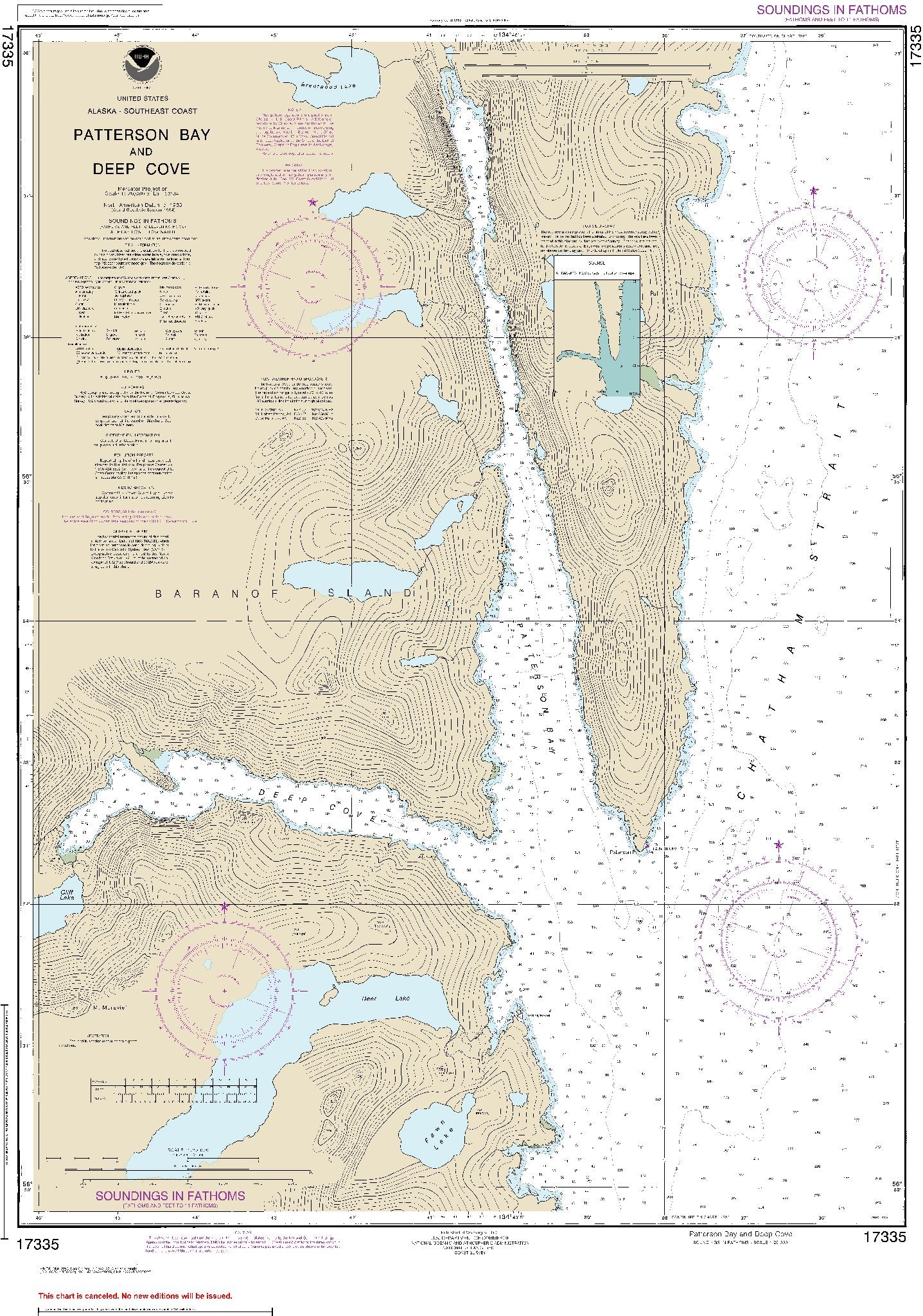 Patterson Bay and Deep Cove (17335) by NOAA