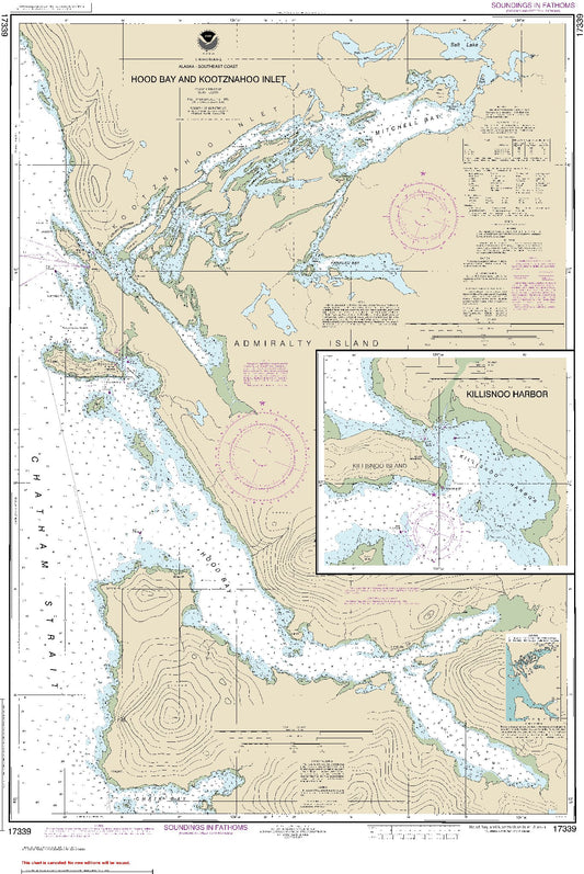Hood Bay and Kootznahoo Inlet (17339) by NOAA