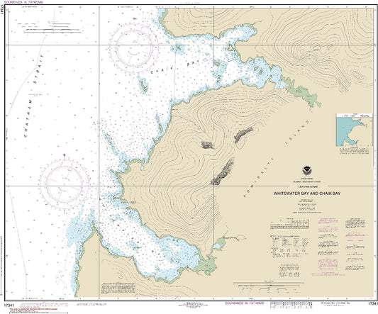 Whitewater Bay and Chaik Bay (17341) by NOAA