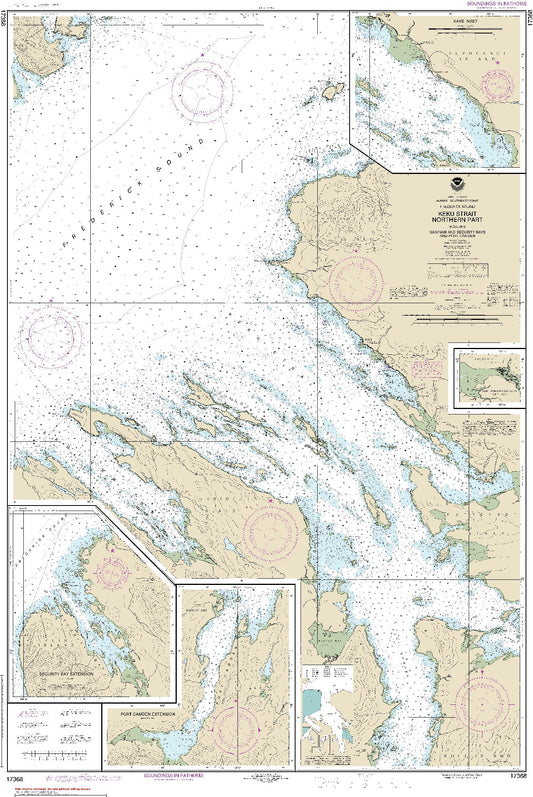 Frederick Sound and Keku Strait (17368) by NOAA