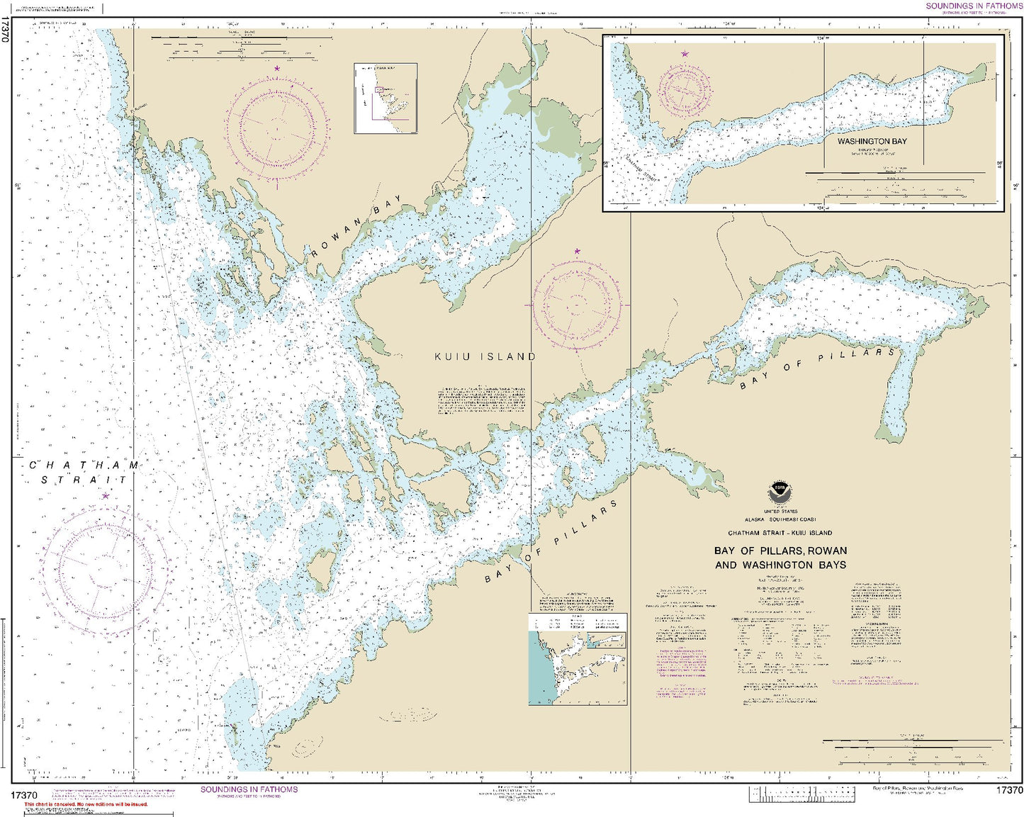Bay of Pillars, Rowan and Washington Bays (17370) by NOAA