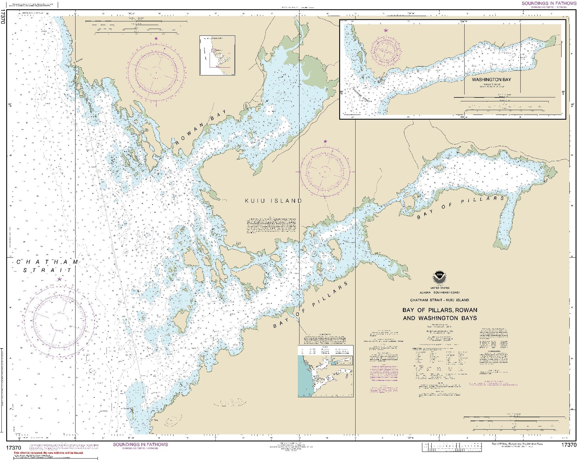 Bay of Pillars, Rowan and Washington Bays (17370) by NOAA