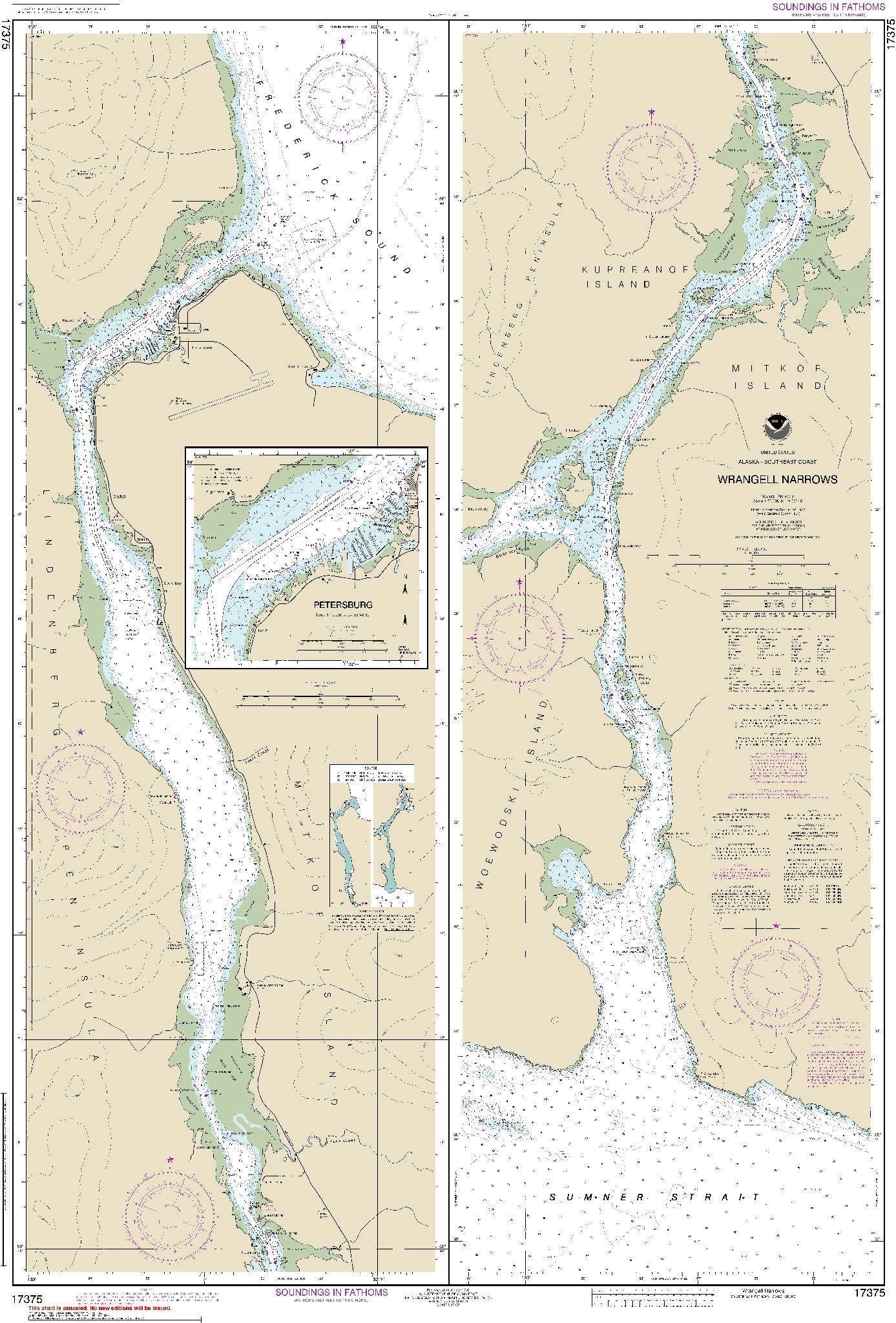 Wrangell Narrows (17375) by NOAA