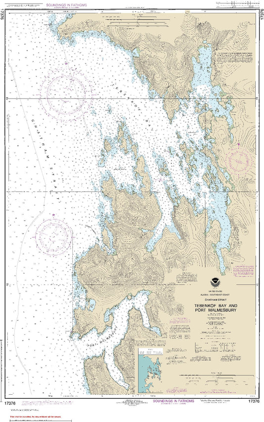 Tebenkof Bay and Port Malmesbury (17376) by NOAA