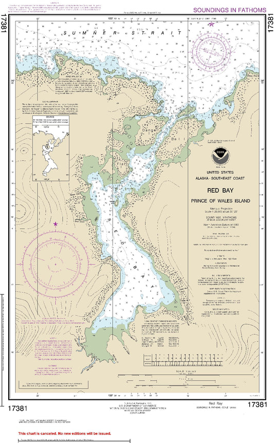 Red Bay - Prince of Wales Island (17381) by NOAA