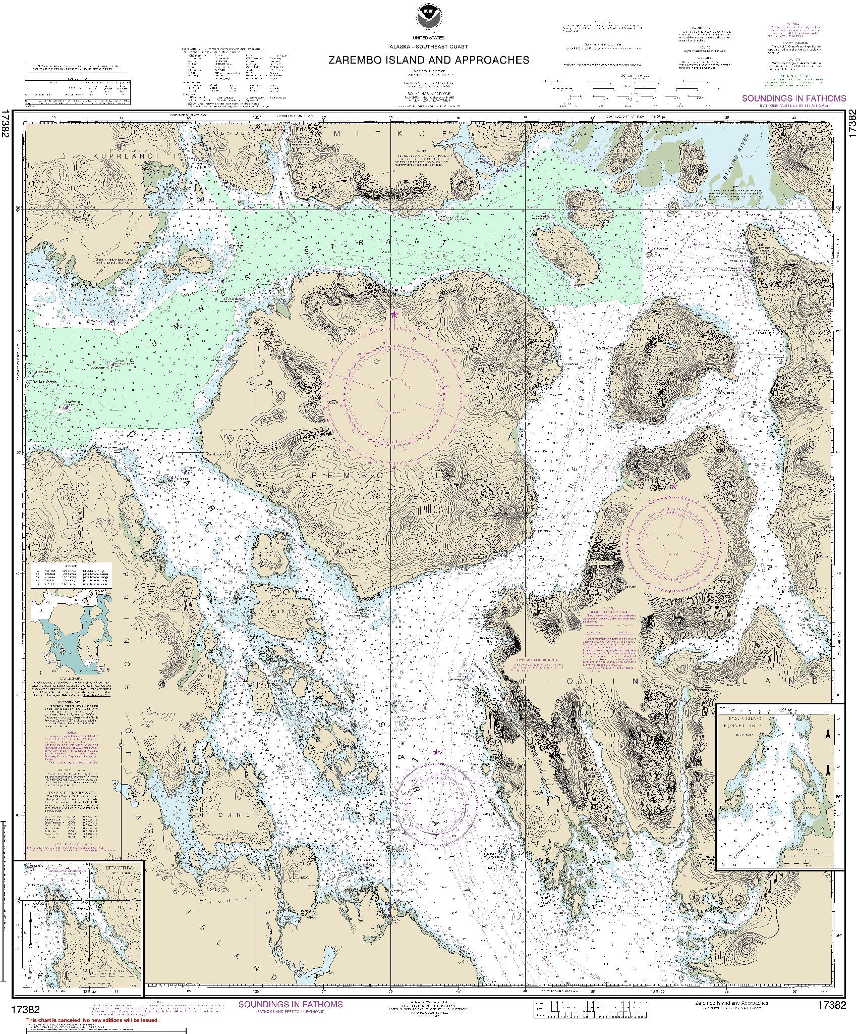Zarembo Island and Approaches (17382) by NOAA