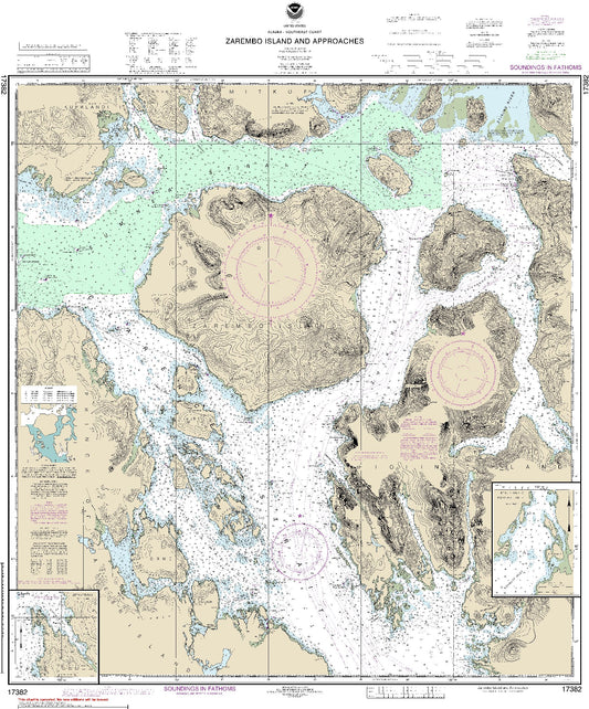 Zarembo Island and Approaches (17382) by NOAA