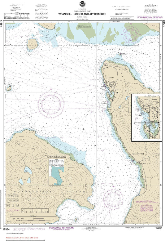 Wrangell Harbor and Approaches (17384) by NOAA