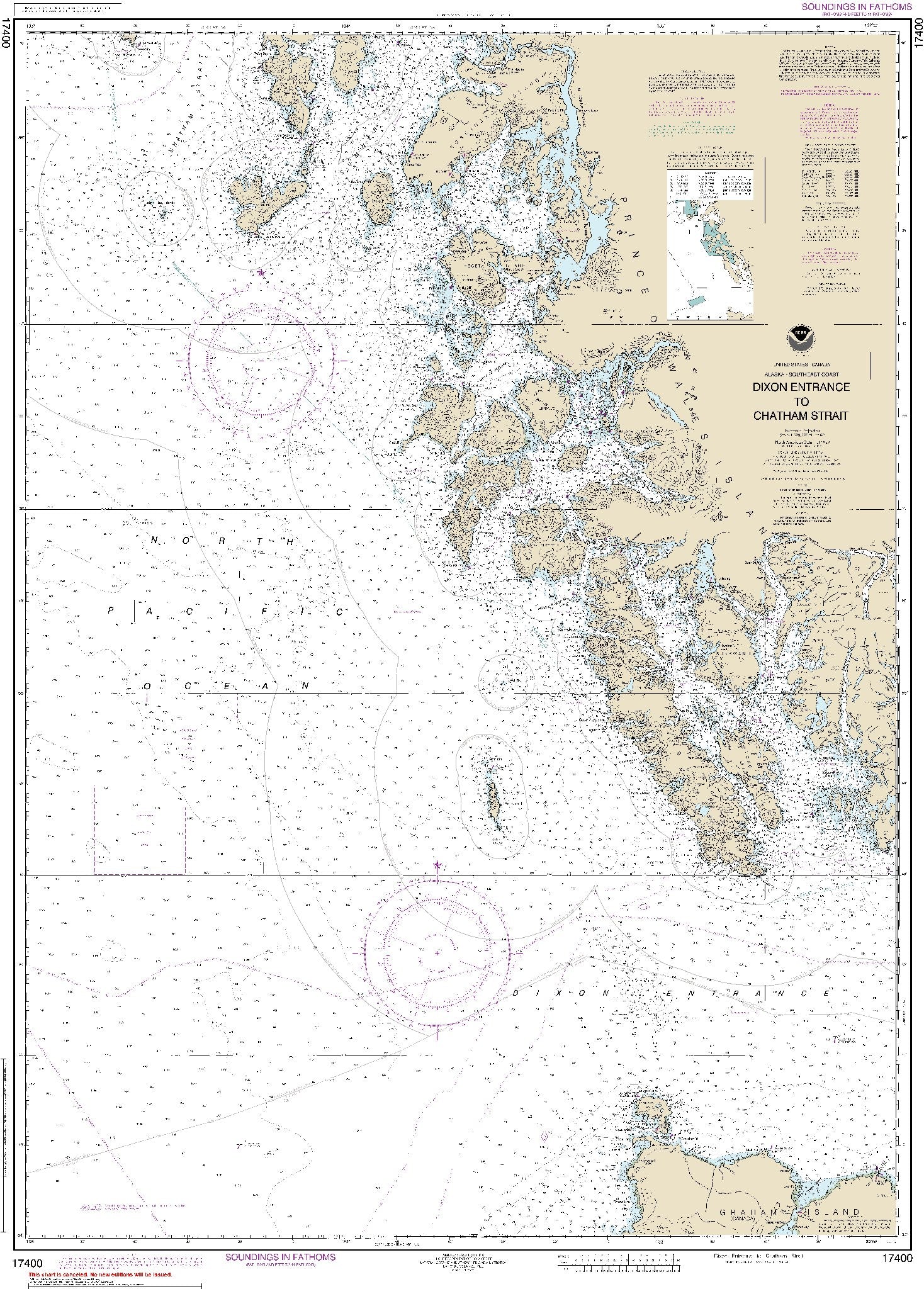 Dixon Entrance to Chatham Strait (17400) by NOAA